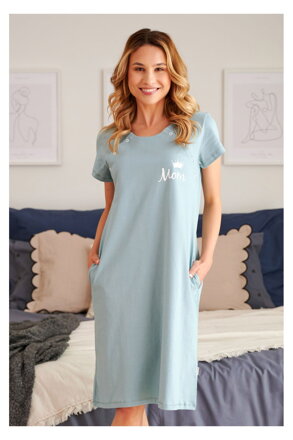 Mateřská noční košile 9992 Mom Ice Blue