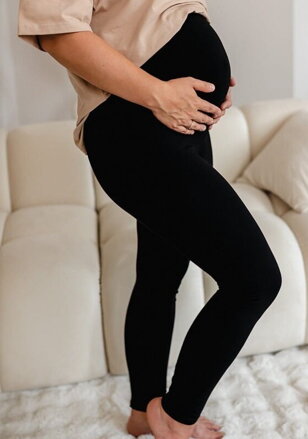 Těhotenské dlouhé legíny Eevi Black