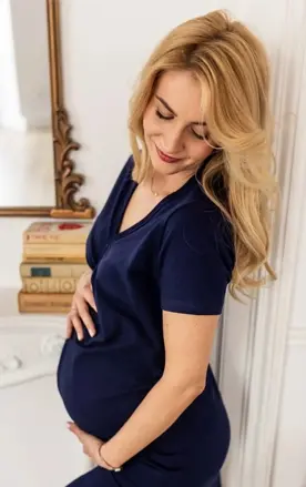 Mateřská noční košile Mary Navy