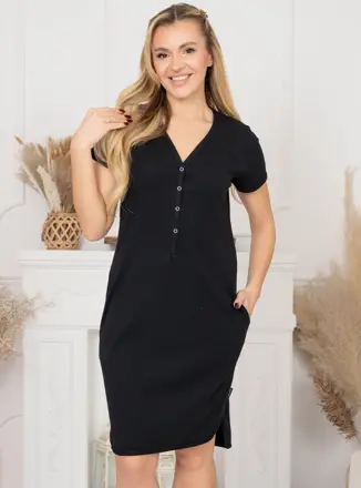 Mateřská noční košile Mona Black
