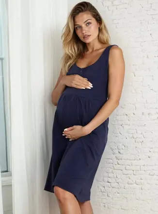 Kojící noční košile Sofia Navy