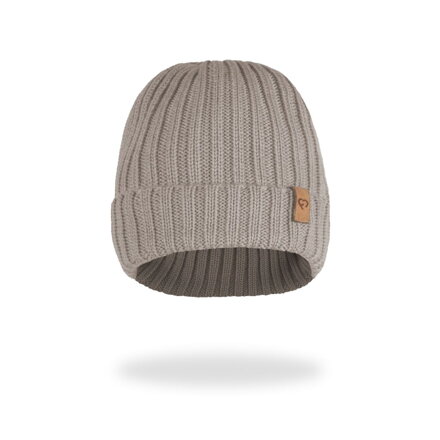 Merino čepice pro dospělé Beige