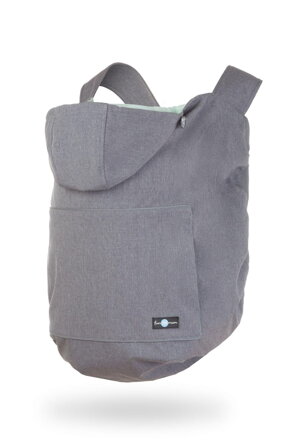Ochranná softshellová kapsa na nošení dětí, Dust Grey Melange