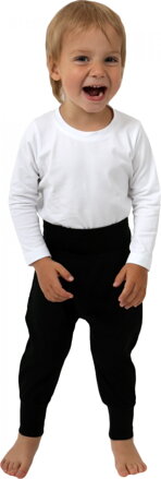 Dětské kalhoty baggy, lehké, černé