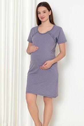 Kojicí noční košile 21301 Lilac Dots
