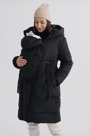 Zimní těhotenská a nosící bunda 3v1 Love&Carry, Black