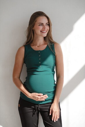 Kojící tílko Tummy Bottle Green