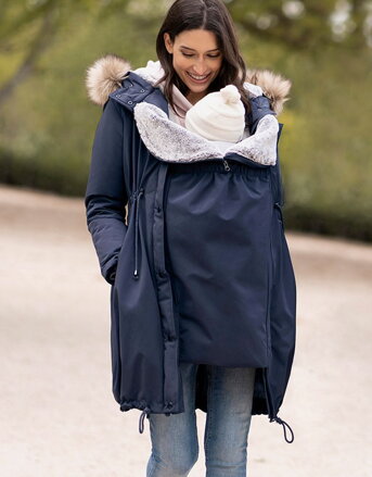 Zimní těhotenská a nosící parka 3v1 Seraphine Valetta, Navy