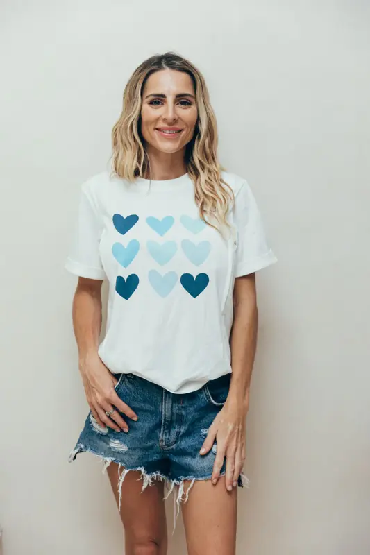 Kojící tričko Blue Hearts Kojící tričko Blue Hearts