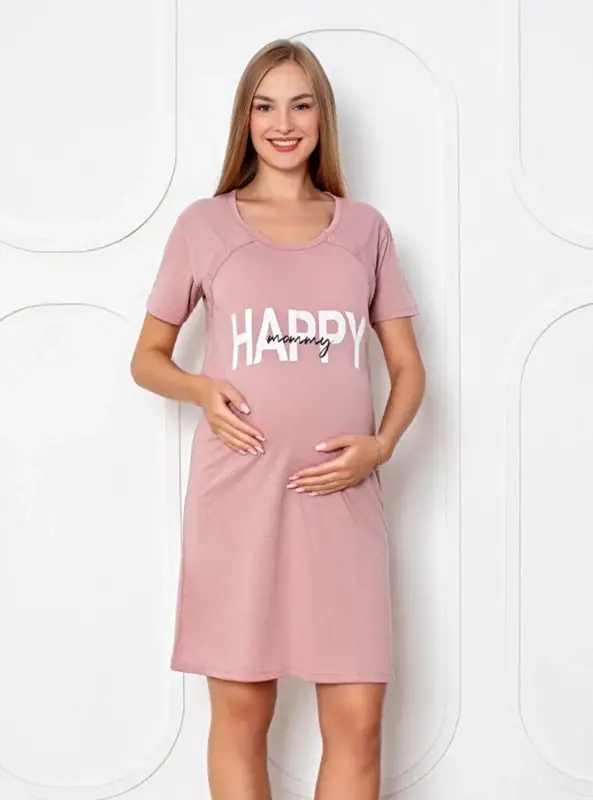 Mateřská noční košile Mommy Pink Mateřská noční košile Mommy Pink