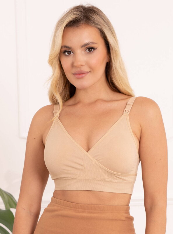 Bezešvá kojící podprsenka Valentina, béžová Bezešvá kojící podprsenka Valentina, béžová