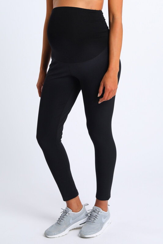Těhotenské termo legíny Eco Thermal Black Těhotenské termo legíny Eco Thermal Black