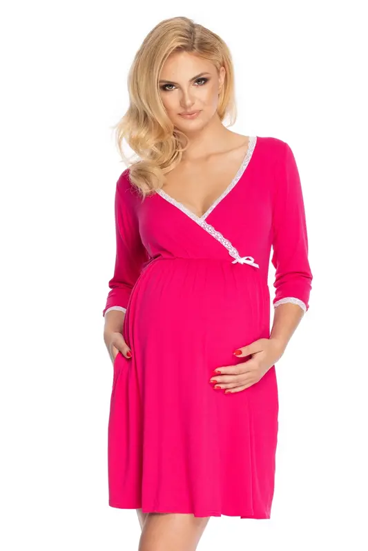 Mateřská noční košile Taylor Fuchsia