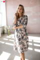 Těhotenské, kojící šaty Lovely Midi Dress Beige