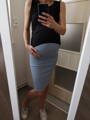Těhotenská sukně Tummy Dusty Blue