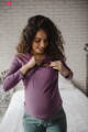 Kojící tričko 7/8 Milk Shirt Berry