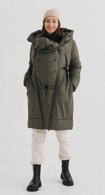 Zimní těhotenská a nosící bunda 3v1 Love&Carry, Olive