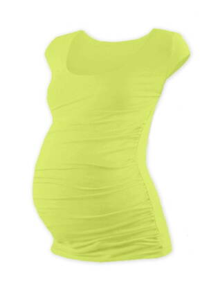 Těhotenské tričko Johanka, mini rukáv, sv.zelené