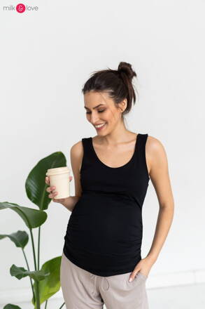 Kojící tílko Milky Nap Black