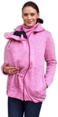 Nosící svetr Renata (přední nošení), růžový