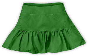 Dívčí (dětská) sukně, tmavě zelená