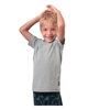 Bavlněné dětské tričko, kr.rukáv, olivové 