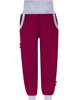 Dívčí softshellové kalhoty s fleecem,vínové 
