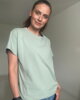 Tričko na dojčenie so zipsom Kira, oversized – svetlo olivové S/M