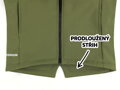 Detská softshellová bunda PREMIUM - khaki (s fleecom)