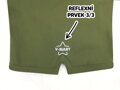 Detská softshellová bunda PREMIUM - khaki (s fleecom)