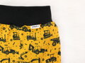 Šortky pre bábätká Stavebné stroje na horčicovej farbe