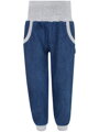 Detské tepláky s vysokým pásom - Jeans