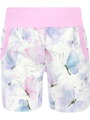 Dievčenské kraťasy Fialové motýle (s gumou v páse)