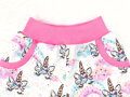 Dievčenské kraťasy Jednorožce (s gumou v páse)
