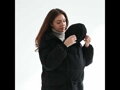 Zimní těhotenská a nosící péřová bunda 3v1 Love&Carry, Black