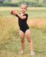 Dres dívčí baletní/gymnastický, černý