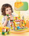 Stavebnica obchod s ovocím s autom, 133 dielikov, pre deti od 3 rokov