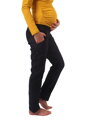 Jožánek Zimné tehotenské softshellové nohavice Elske, čierne 40 normálna dĺžka