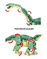 Woma Stavebnica dinosaurus Brontosaurus (46 cm dlhý) s pohyblivými prvkami, 589 dielikov