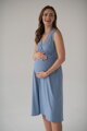 Bambusová kojicí noční košile Star Light Blue