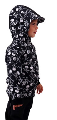 Dětská softshellová bunda, pirátské lebky, Kolekce 2020