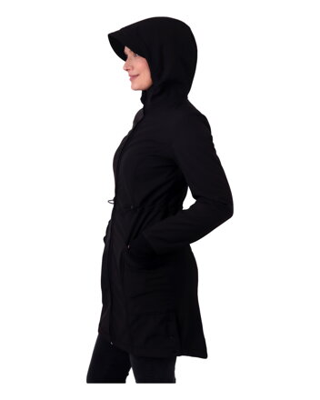 Dámský softshellový kabát Hana, černý
