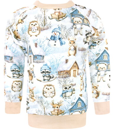 Dětská mikina Zimní krajina