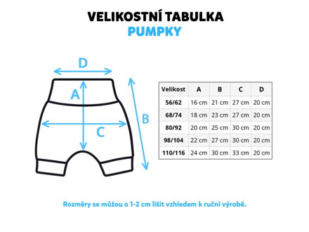 Šortky pre bábätká Vtáky s kvetmi
