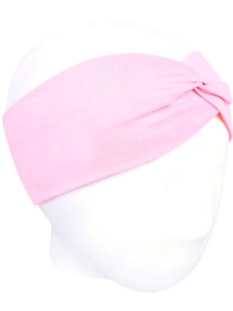 Dievčenská svetlo ružová čelenka