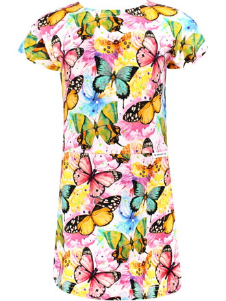 Dievčenské letné šaty s motýlikmi