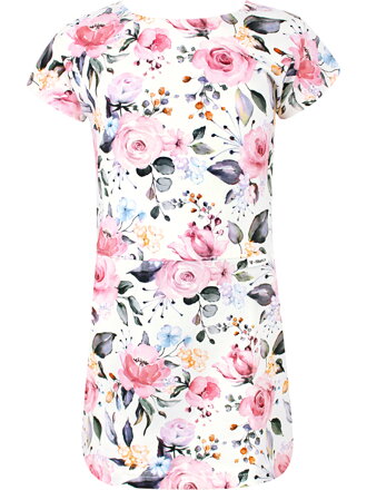 Dievčenské letné šaty s ružami