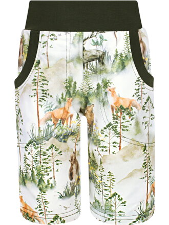 Chlapčenské bermudy  Lesné zvieratká
