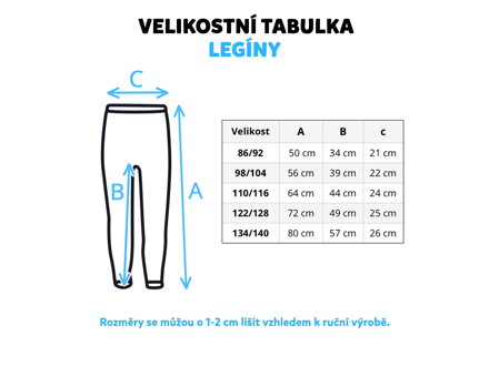 Dievčenská béžové legíny