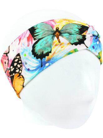 Dievčenská čelenka Motýle